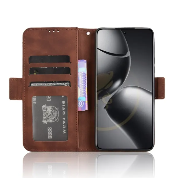 SLOT Peňaženkový obal pre Xiaomi 14T Pro hnedý
