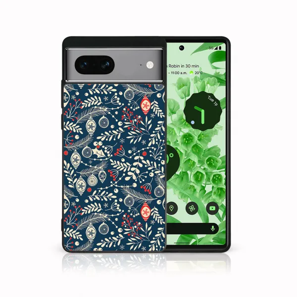 MY ART Kryt s vianočným dizajnom Google Pixel 7a MISTLETOE (070)