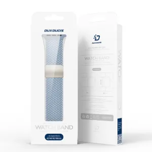 DUX BRAIDED Nylonový remienok pre Apple Watch 10 / 11 42mm svetlomodrý