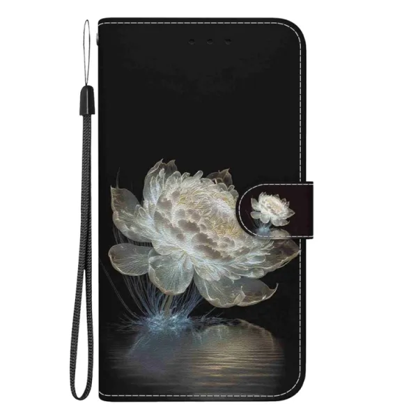 ART Peňaženkový kryt pre Motorola Moto G55 5G CRYSTAL PEONY