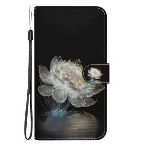 ART Peňaženkový kryt pre Motorola Moto G55 5G CRYSTAL PEONY