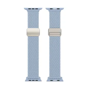 DUX BRAIDED Nylonový remienok pre Apple Watch 10 / 11 42mm svetlomodrý