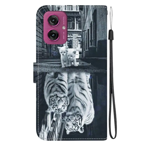ART Peňaženkový kryt pre Motorola Moto G55 5G TIGER
