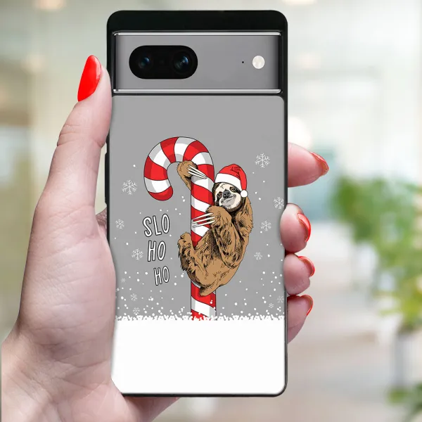 MY ART Kryt s vianočným dizajnom Google Pixel 7a CANDY (076)