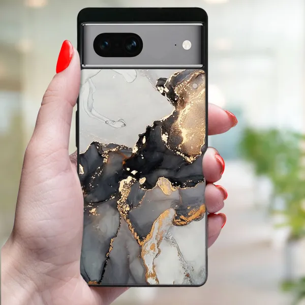 MY ART Ochranný kryt pre Google Pixel 7a GREY MARBLE (140)