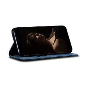 DENIM Peňaženkový kryt pre Honor Magic7 Pro 5G modrý