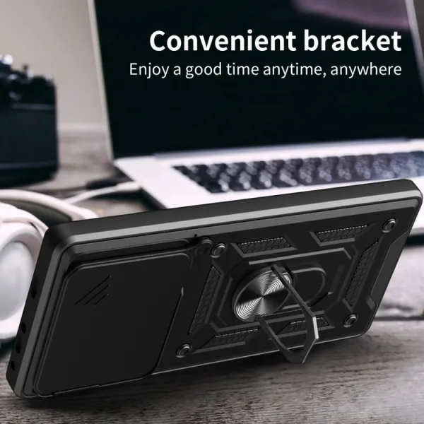 RING CAMERA Kryt s držiakom pre Xiaomi 14T ružový