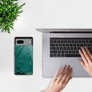 MY ART Ochranný kryt pre Google Pixel 7a GREEN MARBLE (145)