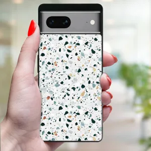 MY ART Ochranný kryt pre Google Pixel 7a GREY TERRAZZO (163)