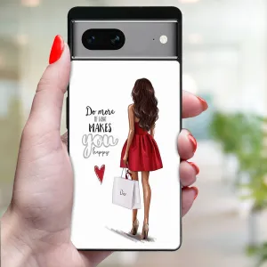 MY ART Ochranný kryt pre Google Pixel 7a RED DRESS (137)
