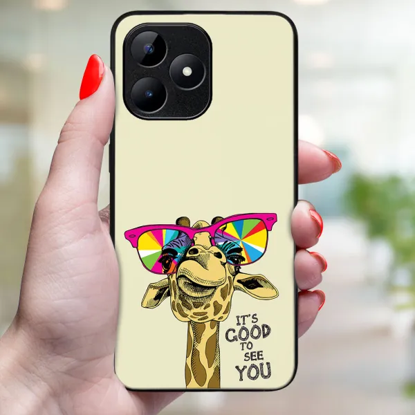MY ART Ochranný kryt pre Realme C51 GIRAFFE (180)