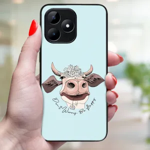 MY ART Ochranný kryt pre Realme C51 HAPPY COW (181)