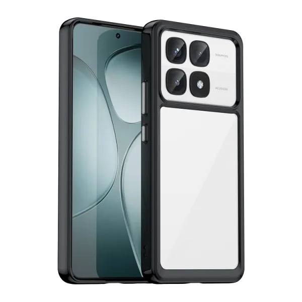 CRYSTAL Ochranný obal pre Xiaomi 14T Pro čierny