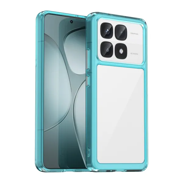 CRYSTAL Ochranný obal pre Xiaomi 14T Pro tyrkysový