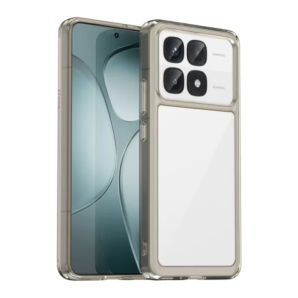 CRYSTAL Ochranný obal pre Xiaomi 14T Pro šedý