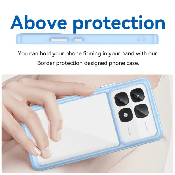 CRYSTAL Ochranný obal pre Xiaomi 14T Pro modrý