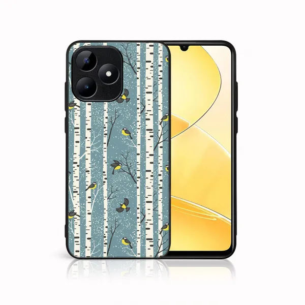 MY ART Kryt s vianočným dizajnom Realme C51 BIRCH (072)