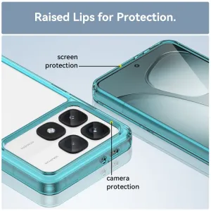CRYSTAL Ochranný obal pre Xiaomi 14T Pro tyrkysový