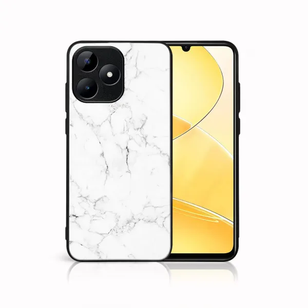 MY ART Ochranný kryt pre Realme C51 WHITE MARBLE (144)