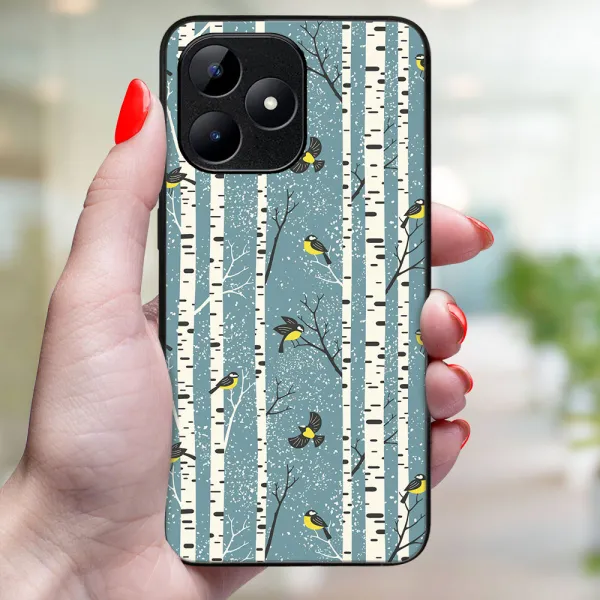 MY ART Kryt s vianočným dizajnom Realme C51 BIRCH (072)