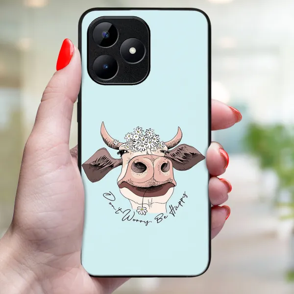 MY ART Ochranný kryt pre Realme C53 HAPPY COW (181)