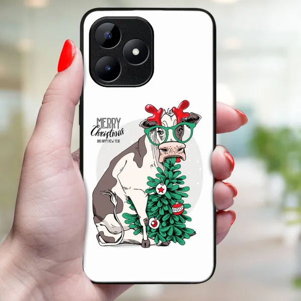 MY ART Kryt s vianočným dizajnom Realme C53 MERRY CHRISTMAS (074)