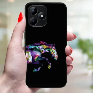 MY ART Ochranný kryt pre Realme C51 HORSE (249)