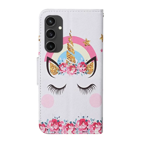 ART Peňaženkový kryt pre Samsung Galaxy S24 FE 5G UNICORN