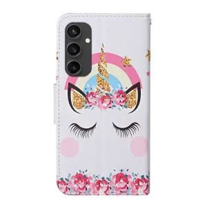 ART Peňaženkový kryt pre Samsung Galaxy S24 FE 5G UNICORN