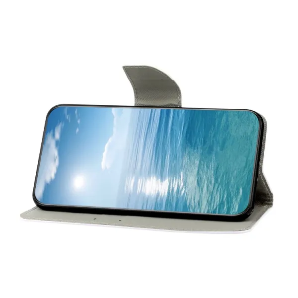 ART Peňaženkový kryt pre Samsung Galaxy S24 FE 5G SNOW LEOPARD