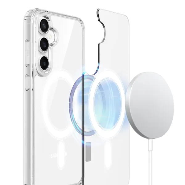 TRANSPARENT MAGSAFE Kryt pre Samsung Galaxy S24 FE 5G priehľadný