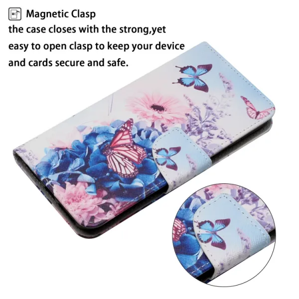 ART Peňaženkový kryt pre Samsung Galaxy S24 FE 5G PURPLE BUTTERFLY