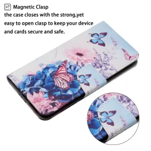 ART Peňaženkový kryt pre Samsung Galaxy S24 FE 5G PURPLE BUTTERFLY