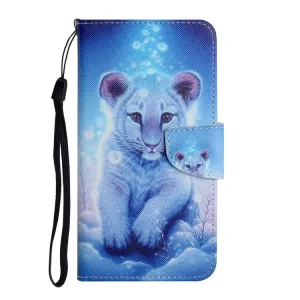 ART Peňaženkový kryt pre Samsung Galaxy S24 FE 5G SNOW LEOPARD
