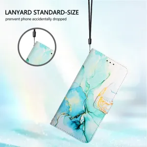 ART MARBLE Peňaženkový kryt pre TCL 505 GREEN