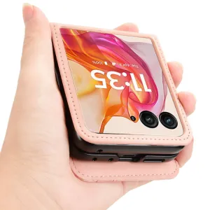 LITCHI Ochranný kryt  Motorola Razr 50 Ultra ružový