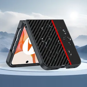 CARBON Ochranný obal pre Motorola Razr 50 červený