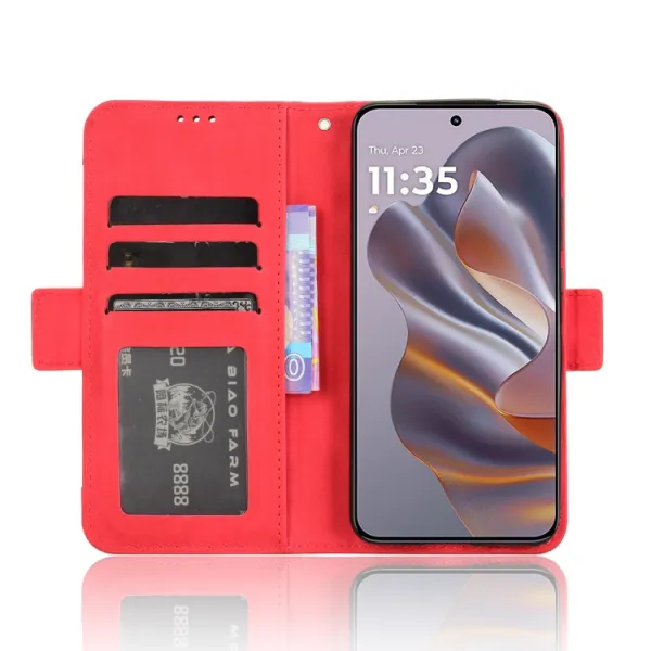 SLOT Peňaženkový obal pre Motorola Edge 60 Neo / 50 Neo / ThinkPhone 25 červený