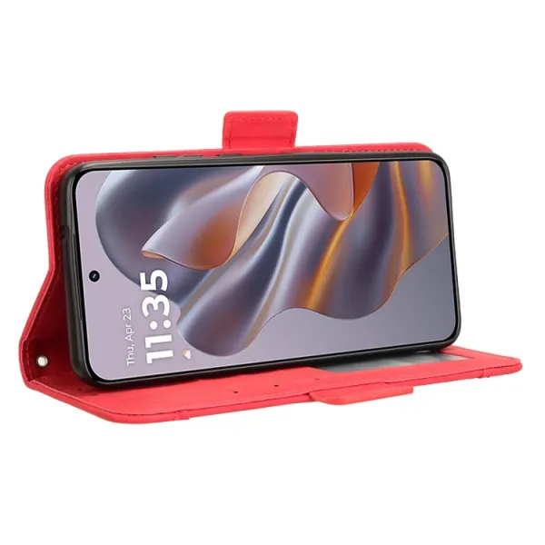 SLOT Peňaženkový obal pre Motorola Edge 60 Neo / 50 Neo / ThinkPhone 25 červený