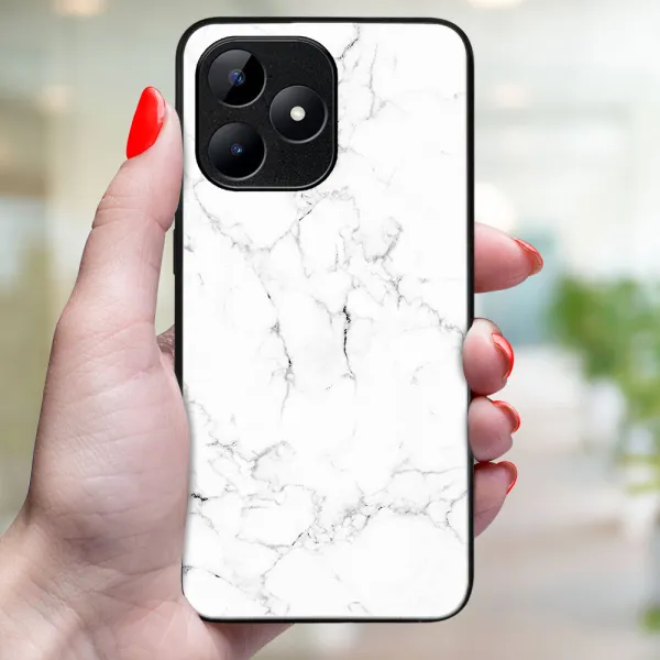 MY ART Ochranný kryt pre Realme C53 WHITE MARBLE (144)