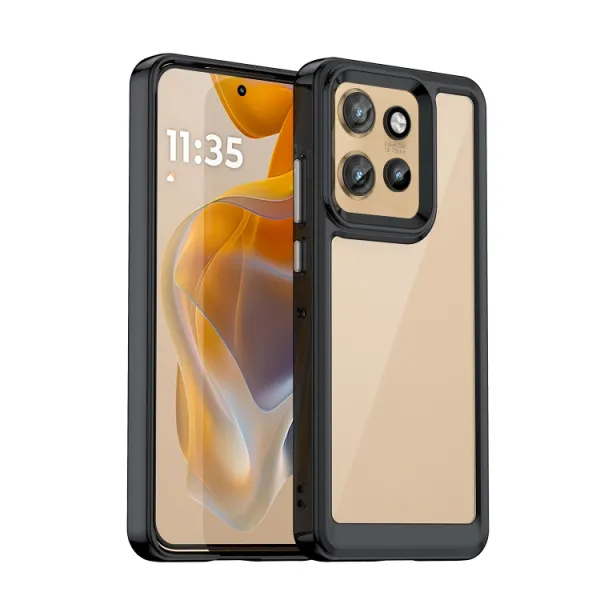 CRYSTAL Ochranný kryt pre Motorola Edge 60 Neo / 50 Neo / ThinkPhone 25 čierny