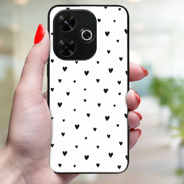 MY ART Ochranný kryt pre Xiaomi Redmi 13 BLACK HEARTS (167)