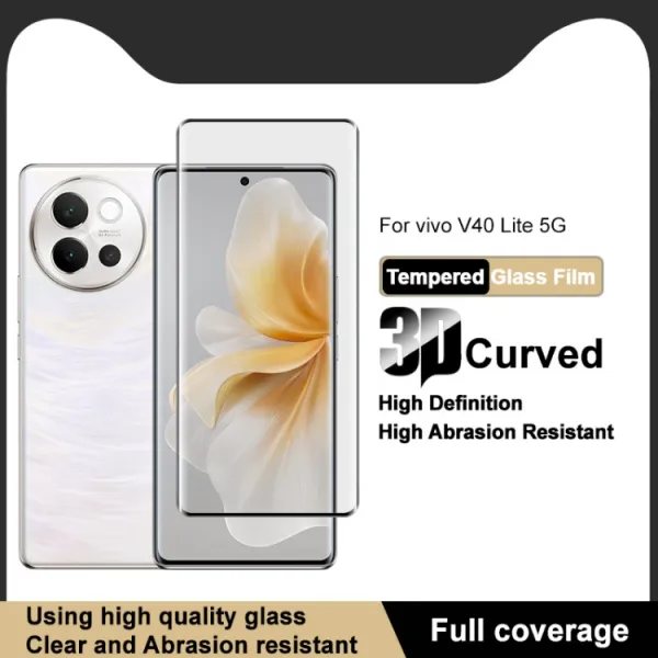 IMAK 3D Tvrdené ochranné sklo pre Vivo V40 Lite 5G