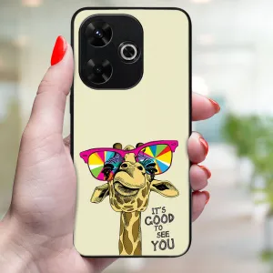 MY ART Ochranný kryt pre Xiaomi Redmi 13 GIRAFFE (180)