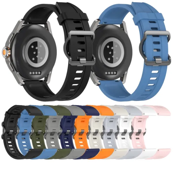 SILICONE Vymeniteľný remienok pre Xiaomi Watch S4 Sport modrý