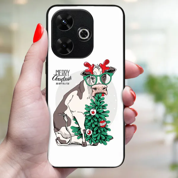 MY ART Kryt s vianočným dizajnom Xiaomi Redmi 13 MERRY CHRISTMAS (074)