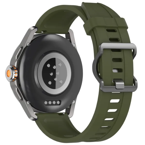 SILICONE Vymeniteľný remienok pre Xiaomi Watch S4 Sport tmavozelený