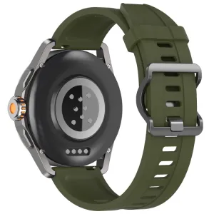 SILICONE Vymeniteľný remienok pre Xiaomi Watch S4 Sport tmavozelený