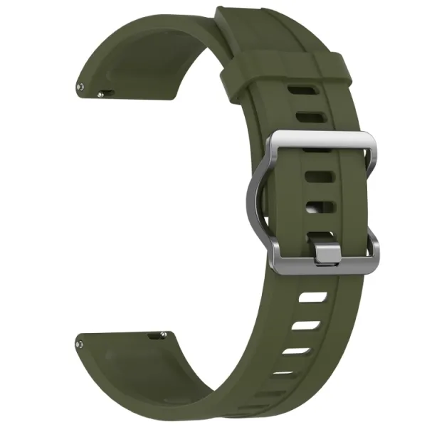 SILICONE Vymeniteľný remienok pre Xiaomi Watch S4 Sport tmavozelený