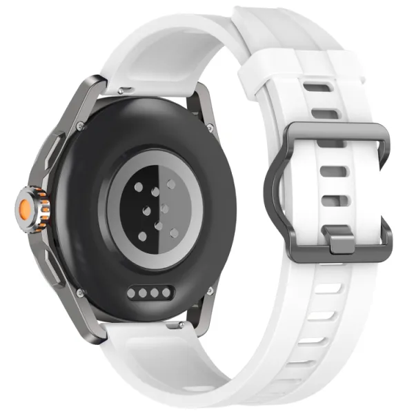 SILICONE Vymeniteľný remienok pre Xiaomi Watch S4 Sport biely